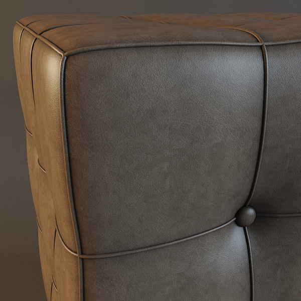 padded stool 3d model - Padded stool_01 by mifody
